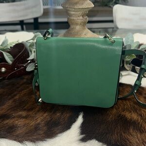 BCBGMaxAzria Stylish Green Crossbody Bag